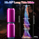 10.43in Vivid Veins Fantasy Silicone Soft Monster Dildo Couple Game Toy