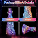 10.43in Vivid Veins Fantasy Silicone Soft Monster Dildo Couple Game Toy