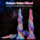 10.43in Vivid Veins Fantasy Silicone Soft Monster Dildo Couple Game Toy