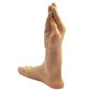 10.4in Fantasy Big Black Hand Fist Feet Dildo For Anal Expansion Sex