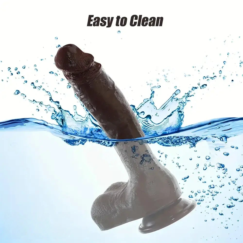 10.4in Silicone Soft Big Real Feeling Dildo Unisex Adult Love Sex Toy