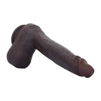 10.56in Dual Density Silicone Huge Thick Curved Dildo Manual G-Spot Massager