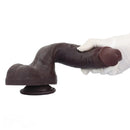 10.56in Dual Density Silicone Huge Thick Curved Dildo Manual G-Spot Massager