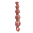 10.5in Big Vibrating Silicone Soft Pulling Beads G Spot Horse Dildo With 3 Motors