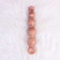 10.5in Big Vibrating Silicone Soft Pulling Beads G Spot Horse Dildo With 3 Motors