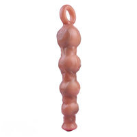 10.5in Big Vibrating Silicone Soft Pulling Beads G Spot Horse Dildo With 3 Motors