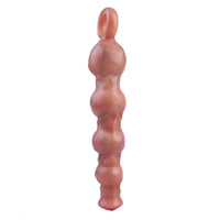 10.5in Big Vibrating Silicone Soft Pulling Beads G Spot Horse Dildo With 3 Motors