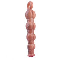 10.5in Big Vibrating Silicone Soft Pulling Beads G Spot Horse Dildo With 3 Motors
