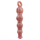 10.5in Big Vibrating Silicone Soft Pulling Beads G Spot Horse Dildo With 3 Motors