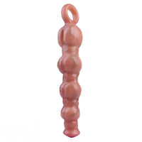 10.5in Big Vibrating Silicone Soft Pulling Beads G Spot Horse Dildo With 3 Motors
