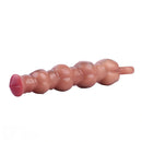 10.5in Big Vibrating Silicone Soft Pulling Beads G Spot Horse Dildo With 3 Motors