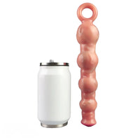 10.5in Big Vibrating Silicone Soft Pulling Beads G Spot Horse Dildo With 3 Motors