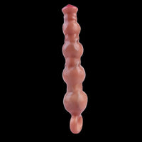 10.5in Big Vibrating Silicone Soft Pulling Beads G Spot Horse Dildo With 3 Motors