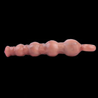 10.5in Big Vibrating Silicone Soft Pulling Beads G Spot Horse Dildo With 3 Motors