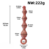 10.5in Big Vibrating Silicone Soft Pulling Beads G Spot Odd Dildo With 3 Motors