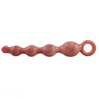 10.5in Big Vibrating Silicone Soft Pulling Beads G Spot Odd Dildo With 3 Motors