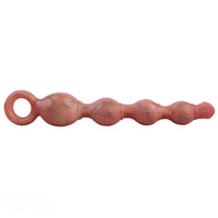 10.5in Big Vibrating Silicone Soft Pulling Beads G Spot Odd Dildo With 3 Motors