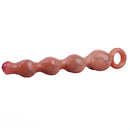 10.5in Big Vibrating Silicone Soft Pulling Beads G Spot Odd Dildo With 3 Motors