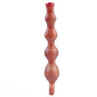 10.5in Big Vibrating Silicone Soft Pulling Beads G Spot Odd Dildo With 3 Motors