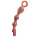 10.5in Big Vibrating Silicone Soft Pulling Beads G Spot Odd Dildo With 3 Motors