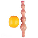 10.5in Big Vibrating Silicone Soft Pulling Beads G Spot Odd Dildo With 3 Motors