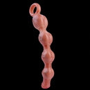 10.5in Big Vibrating Silicone Soft Pulling Beads G Spot Odd Dildo With 3 Motors