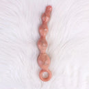 10.5in Big Vibrating Silicone Soft Pulling Beads G Spot Odd Dildo With 3 Motors