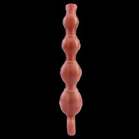10.5in Big Vibrating Silicone Soft Pulling Beads G Spot Odd Dildo With 3 Motors