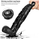 10.62in 11.81in 11.22in 12.6in Huge Black Realistic Cock Dildo