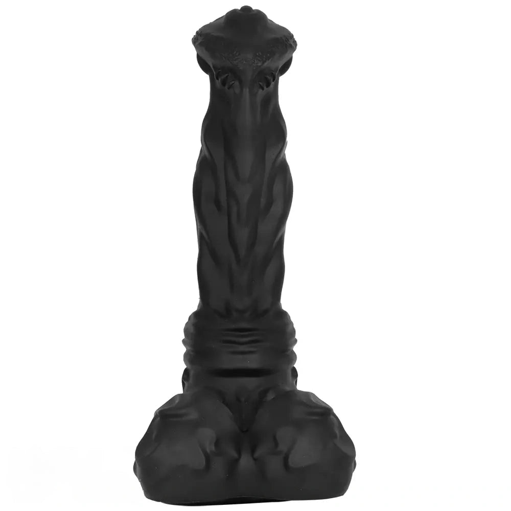 10.62in 13.18in New Black Horse Dildo Soft Thick Silicone Dildo For Women