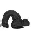 10.62in 13.18in New Black Horse Dildo Soft Thick Silicone Dildo For Women