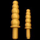 10.62in 14.56in Gold Silicone Anal Plug Dildo With Handle For Love