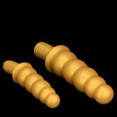10.62in 14.56in Gold Silicone Anal Plug Dildo With Handle For Love