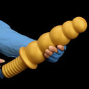10.62in 14.56in Gold Silicone Anal Plug Dildo With Handle For Love