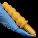 10.62in 14.56in Gold Silicone Anal Plug Dildo With Handle For Love