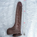 10.62in Dual Density Silicone Strap on Real Dildo For Same-Sex Relationship