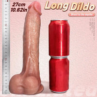 10.62in Dual Density Silicone Strap on Real Dildo For Same-Sex Relationship
