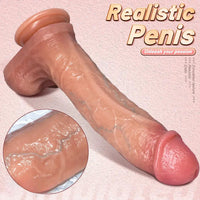 10.62in Dual Density Silicone Strap on Real Dildo For Same-Sex Relationship