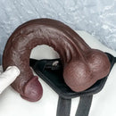 10.62in Dual Density Silicone Strap on Real Dildo For Same-Sex Relationship