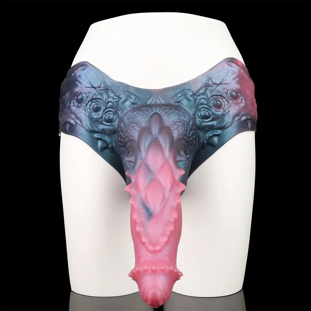 10.62in Large Monster Hollow Dildo Harness Pants Strap on Cock