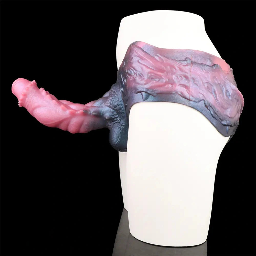 10.62in Large Monster Hollow Dildo Harness Pants Strap on Cock