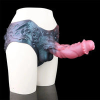 10.62in Large Monster Hollow Dildo Harness Pants Strap on Cock