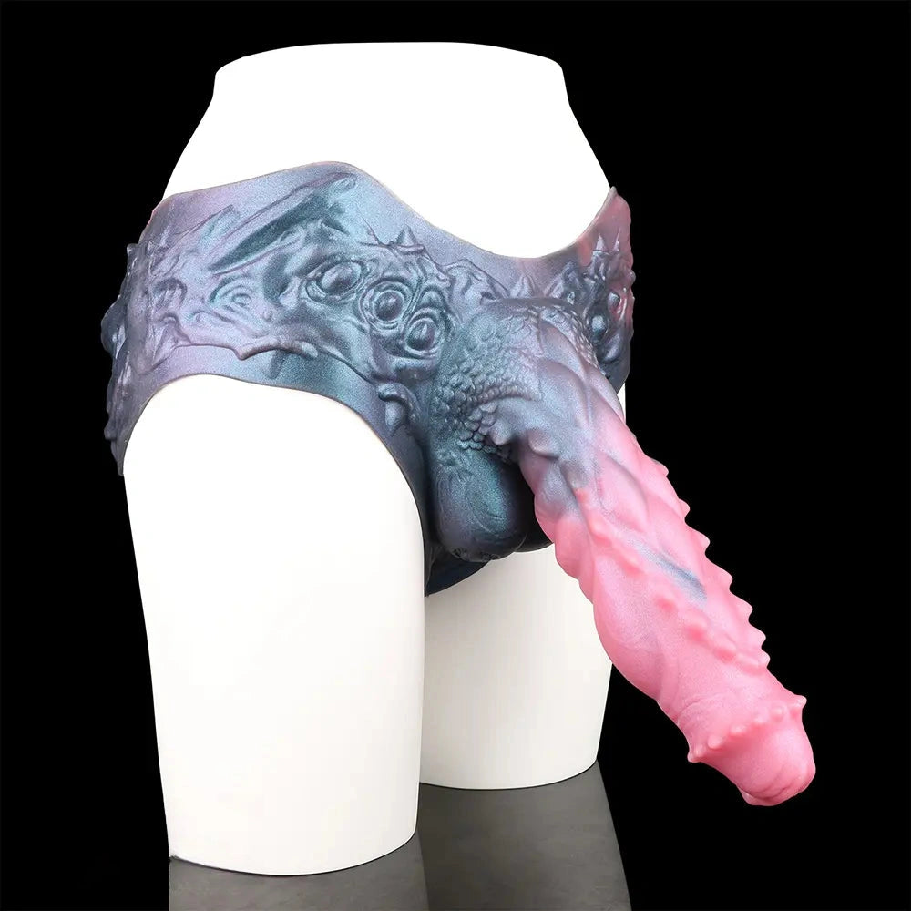 10.62in Large Monster Hollow Dildo Harness Pants Strap on Cock
