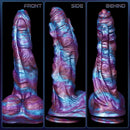 10.62in Monster Penis Spiked Big Silicone Thick Anal Cylinder Dildo