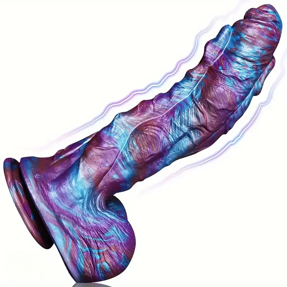 10.62in Monster Penis Spiked Big Silicone Thick Anal Cylinder Dildo