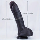 10.62in Realistic Dildo Soft Silicone Suction Cup Large Women Dildo