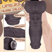 10.62in Silicone Large Soft Dildo Oversized Cock With Realistic Skin Texture