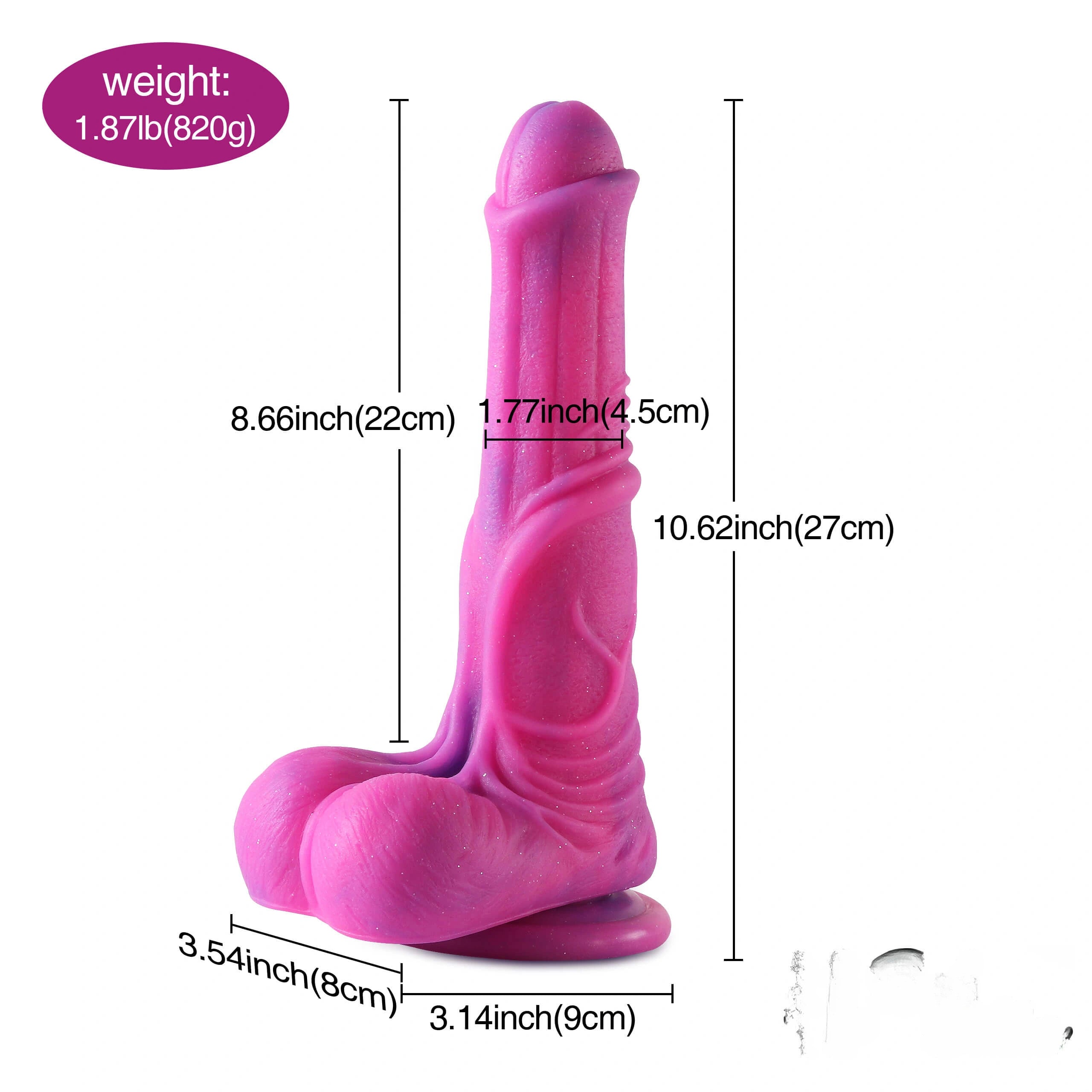 10.62in Silicone Masturbation Orgasm Sex Dildo For Women Fun