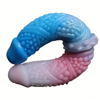 10.62in Tortoise Design Silicone Soft Large Double-headed Fantasy Dildo