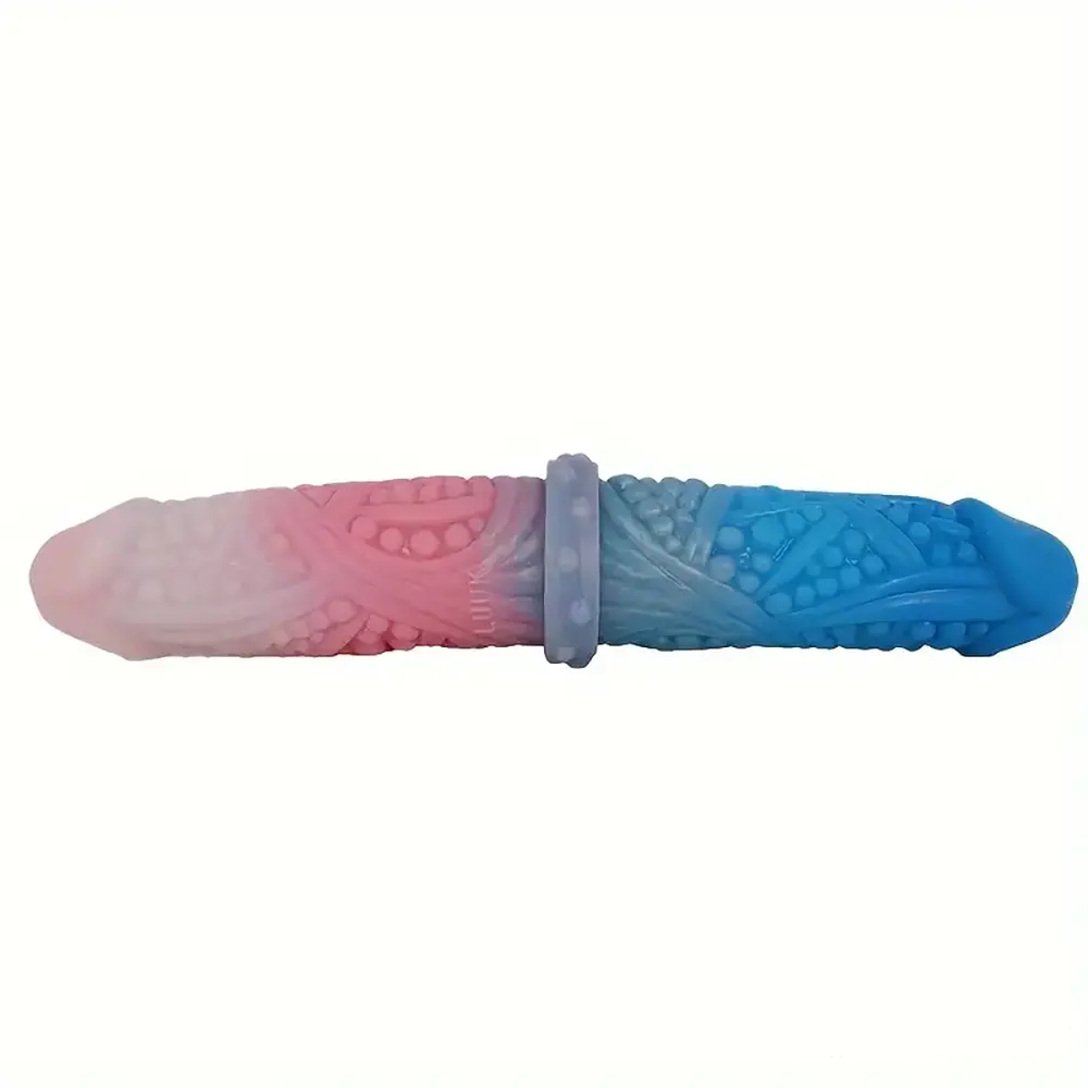 10.62in Tortoise Design Silicone Soft Large Double-headed Fantasy Dildo